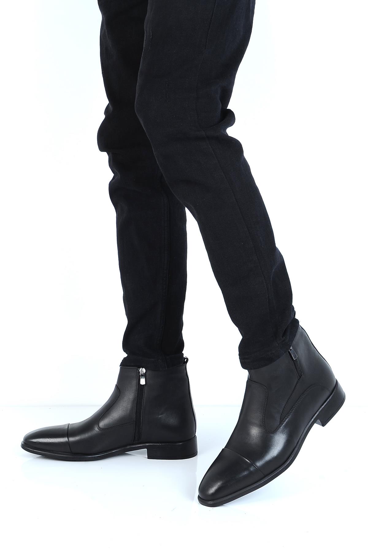 Crısso B429 Kauçuk %100 Deri Erkek Bot Ayakkabı - Görsel 2