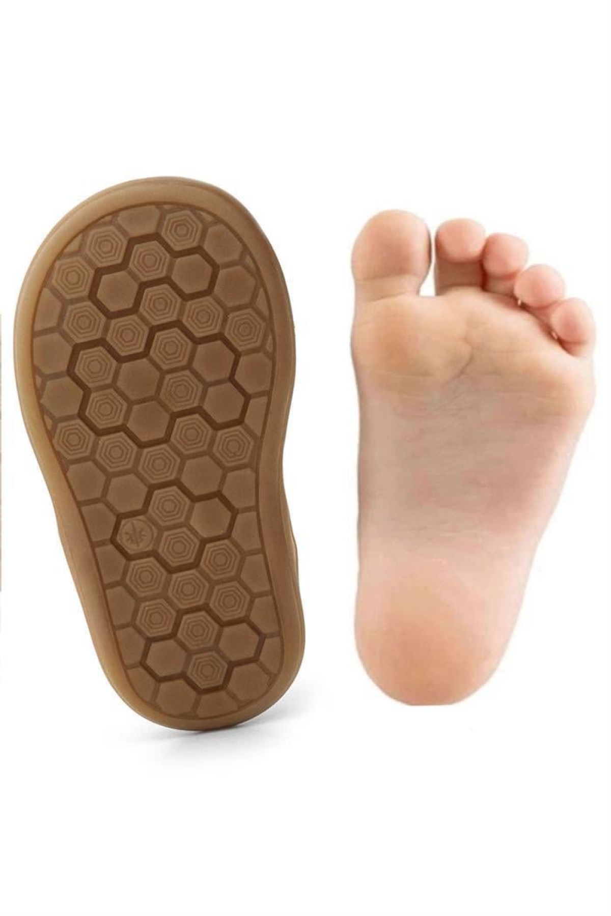 Yoohoo Hakiki Deri Vizon Cırtlı Unisex Bebek Bot - Görsel 8