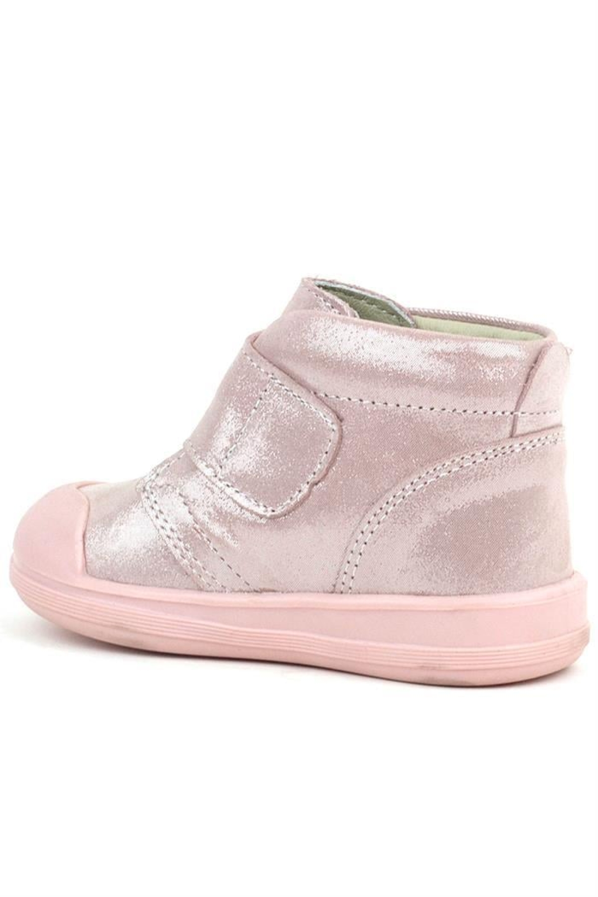 Yoohoo Hakiki Deri Pembe Simli Cırtlı Kız Bebek Bot - Görsel 5