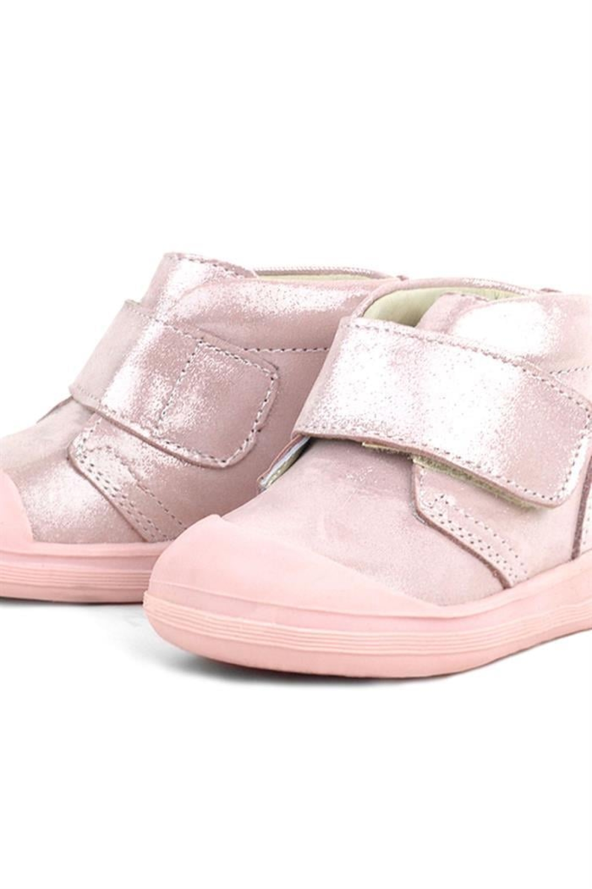 Yoohoo Hakiki Deri Pembe Simli Cırtlı Kız Bebek Bot - Görsel 8