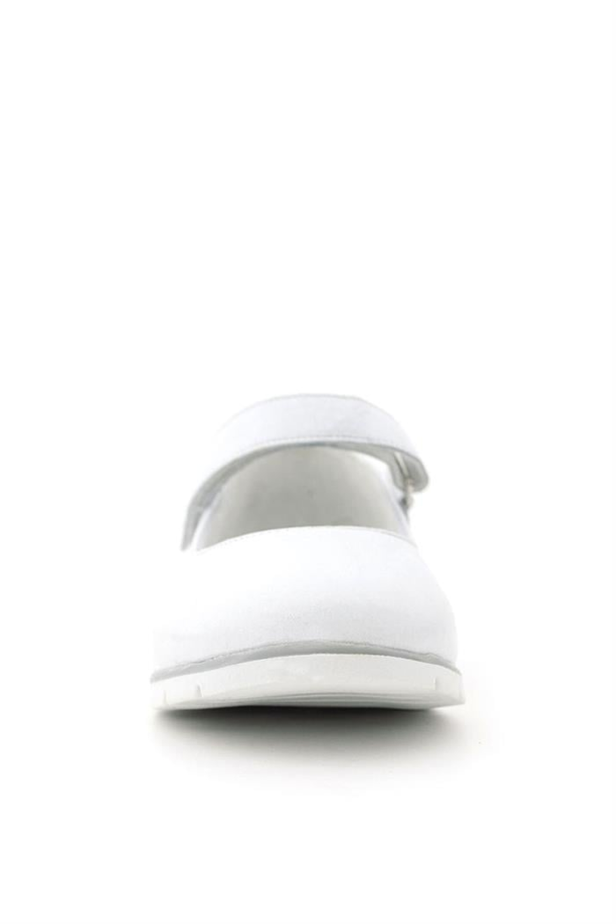 Tbons Özel Tasarım Hakiki Deri Beyaz Kız Çocuk Babet Ayakkabı - Görsel 4