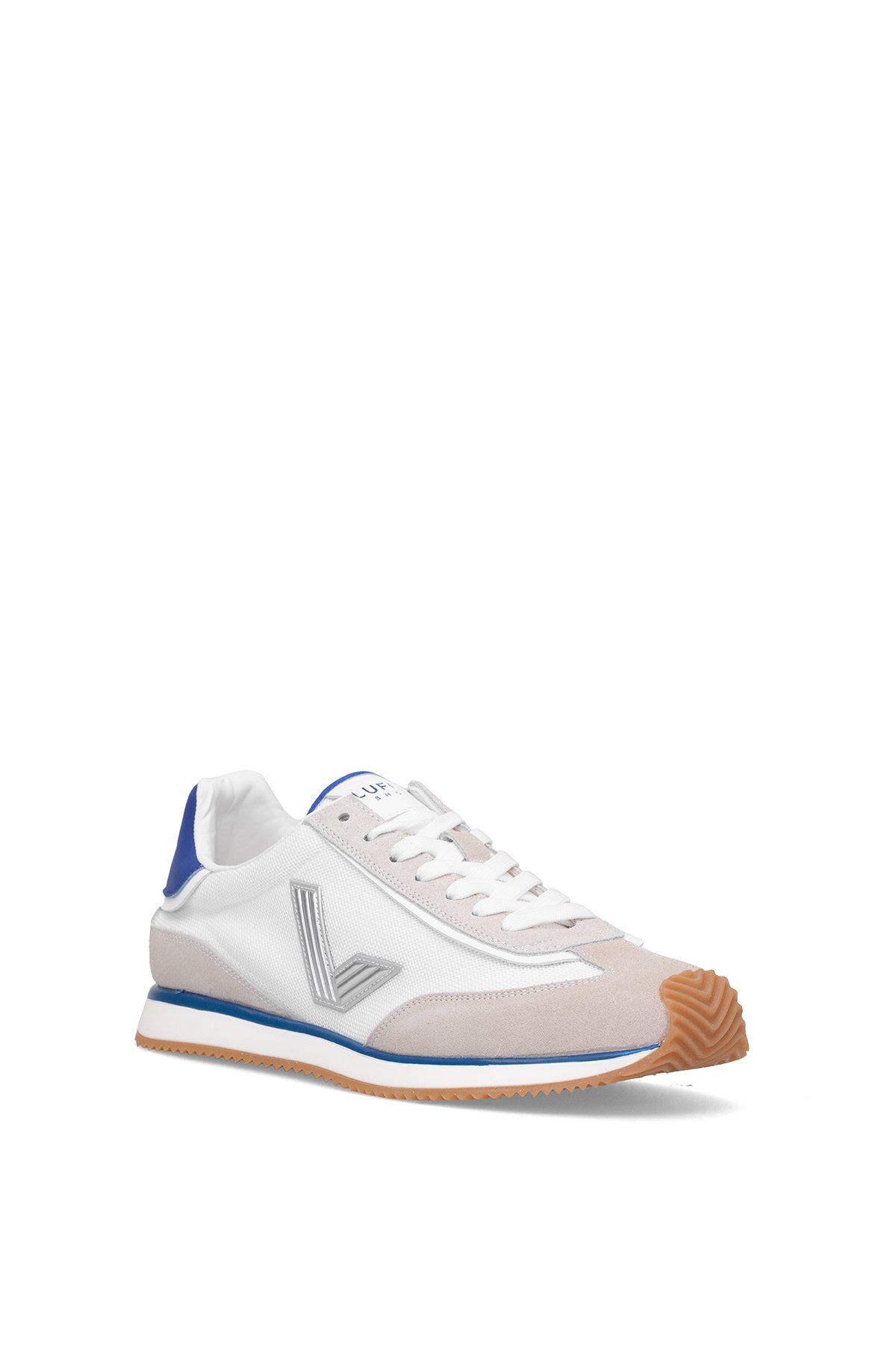 111230276 Gaban 25K Erkek Hakiki Deri Klasik Sneaker Saks - Görsel 3