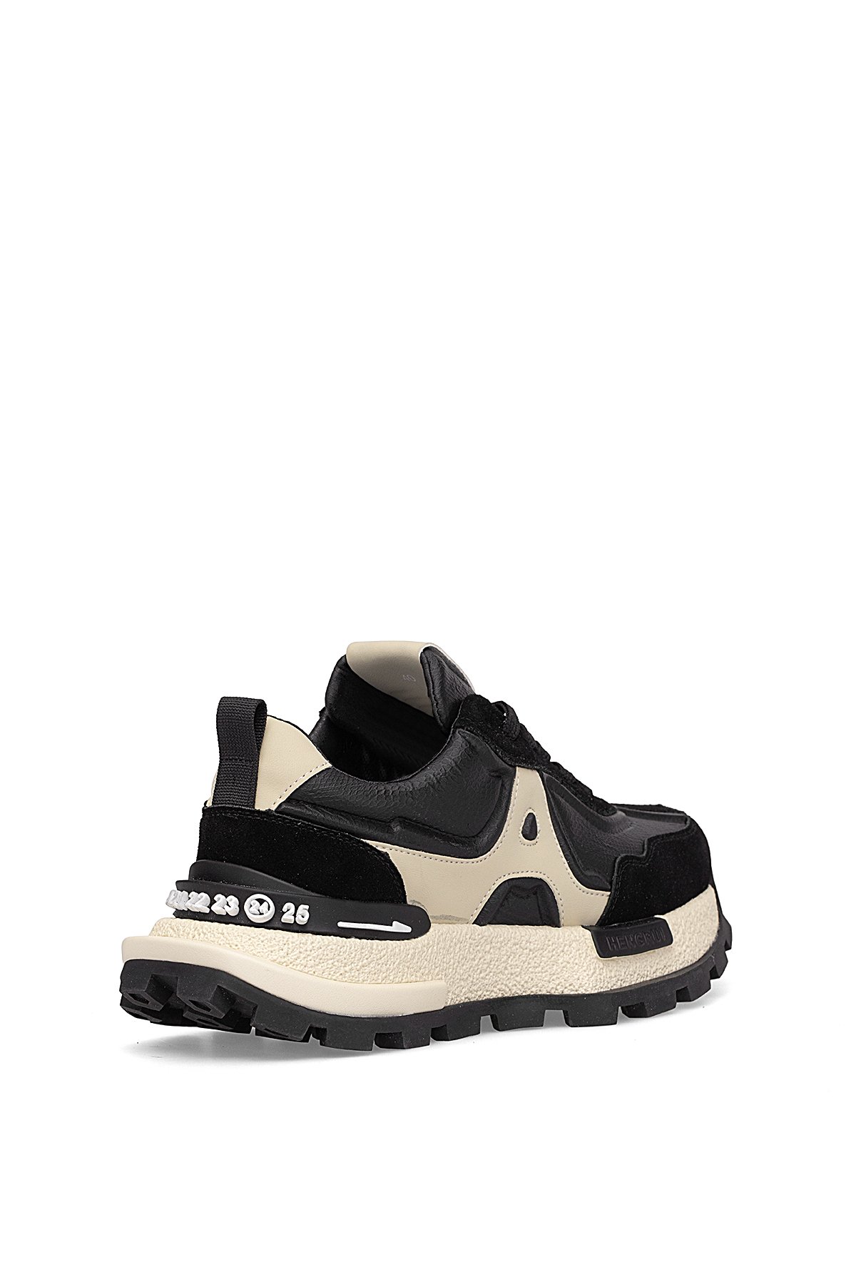 25K507 Erkek Klasik Sneaker Siyah - Görsel 5