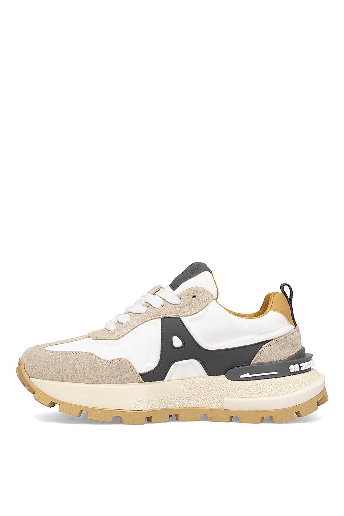 25K507 Erkek Klasik Sneaker Bej - Görsel 4