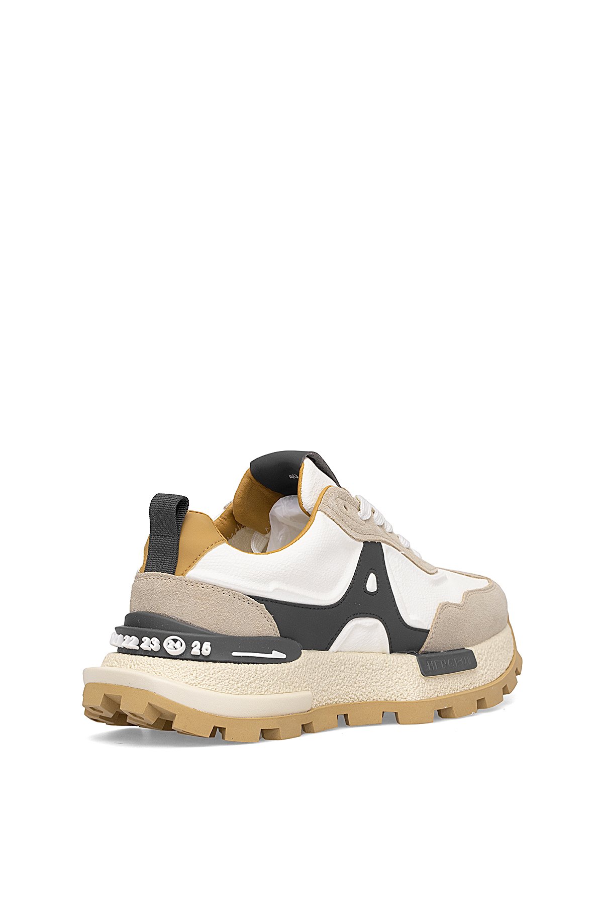 25K507 Erkek Klasik Sneaker Bej - Görsel 5