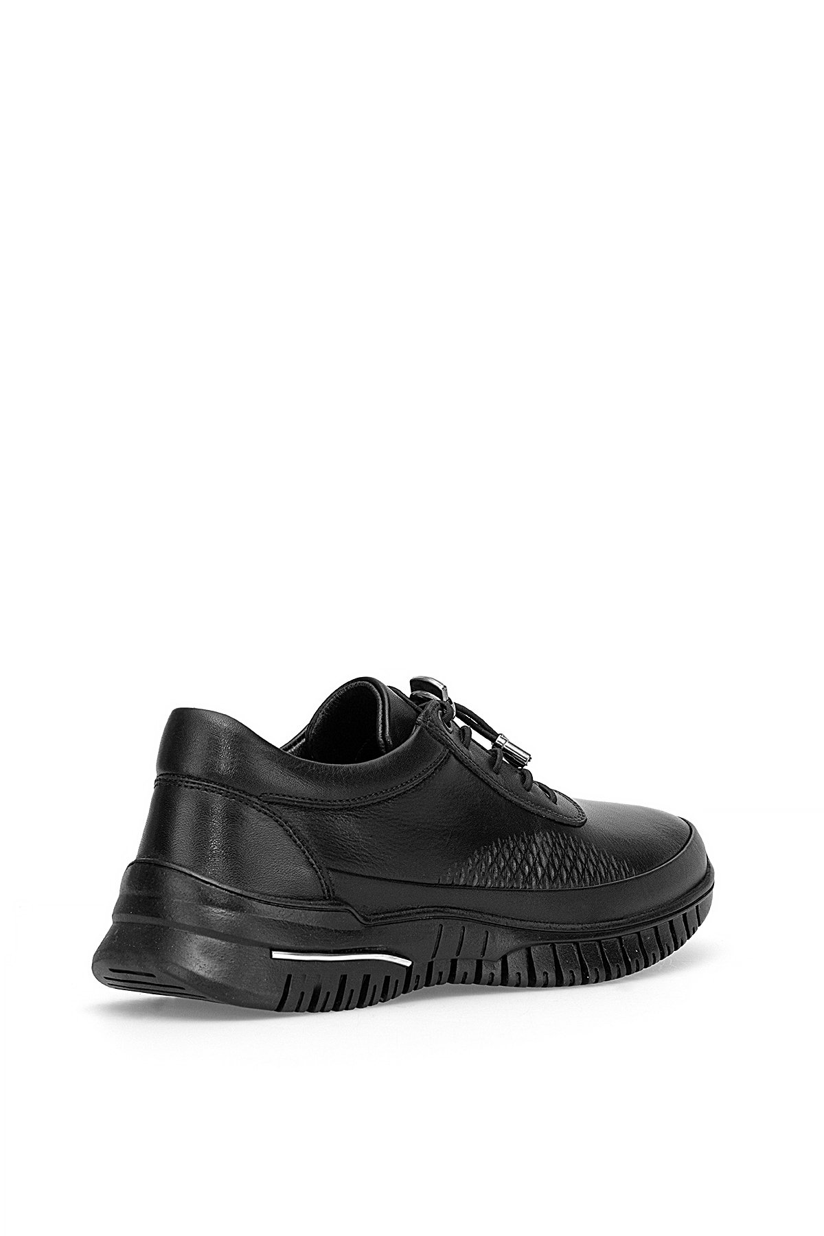 9407 Kadın Hakiki Deri Casual Ayakkabı Siyah - Görsel 5