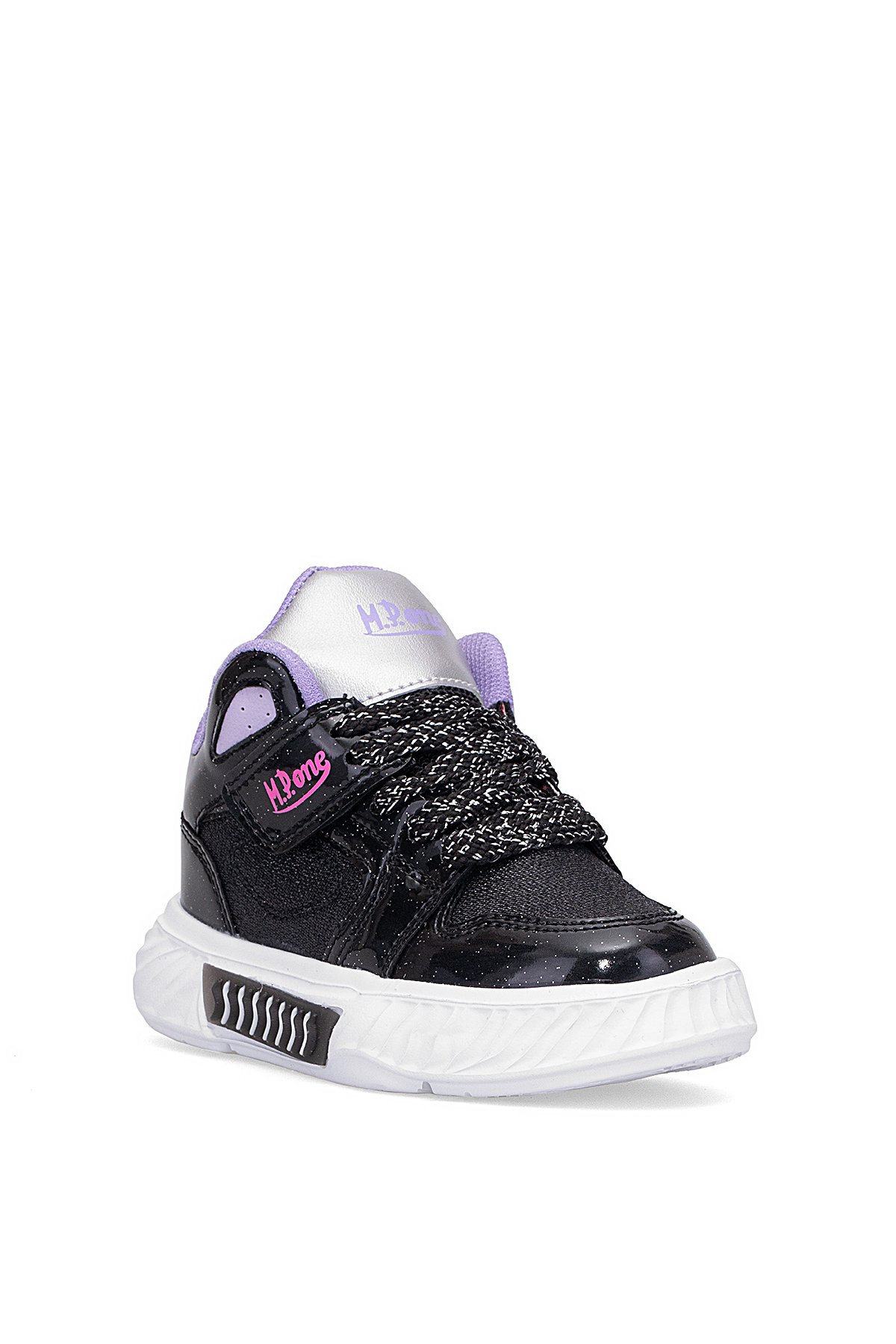 252-3510FT Filet Kız Çocuk Yürüyüş Ayakkabısı Siyah - Lila - Görsel 3