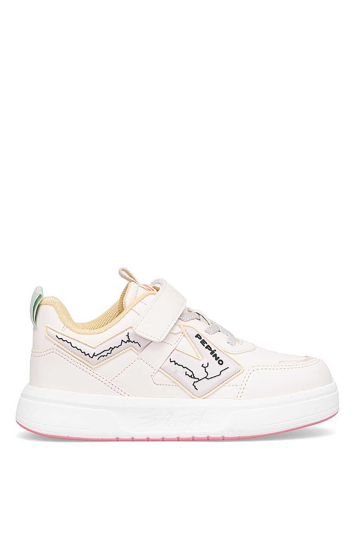 FK25-1831 Filet Kız Çocuk Yürüyüş Ayakkabısı Krem - Görsel 2