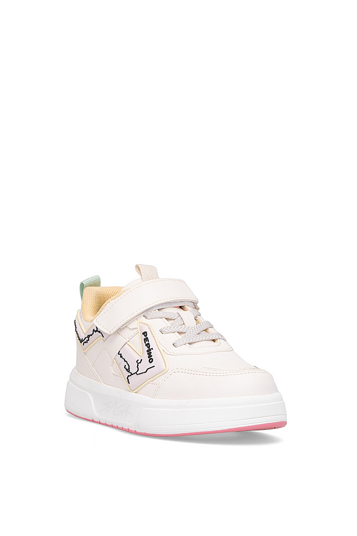 FK25-1831 Filet Kız Çocuk Yürüyüş Ayakkabısı Krem - Görsel 3