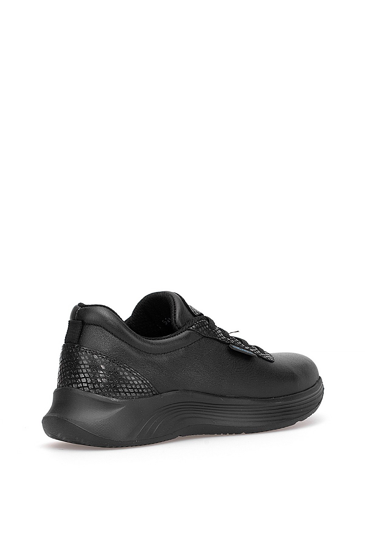 I5211 İsabel Kadın Hakiki Deri Casual Ayakkabı Siyah - Görsel 5