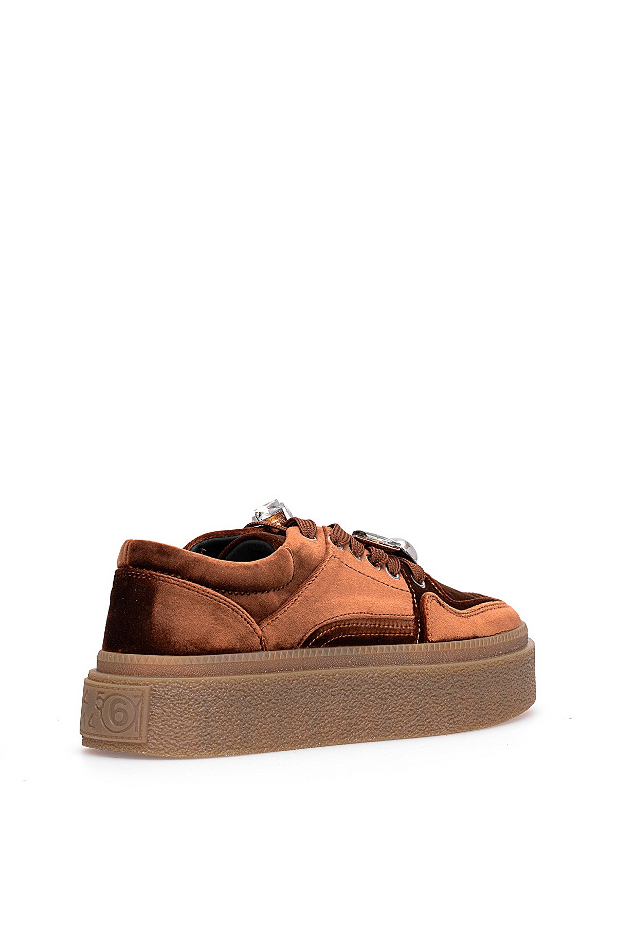 25K475 Kadın Hakiki Deri Casual Ayakkabı Kahverengi - Görsel 5