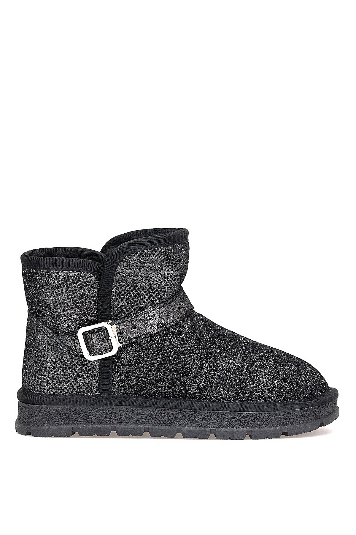 25K432 Kadın Düz Bot Siyah - Görsel 2