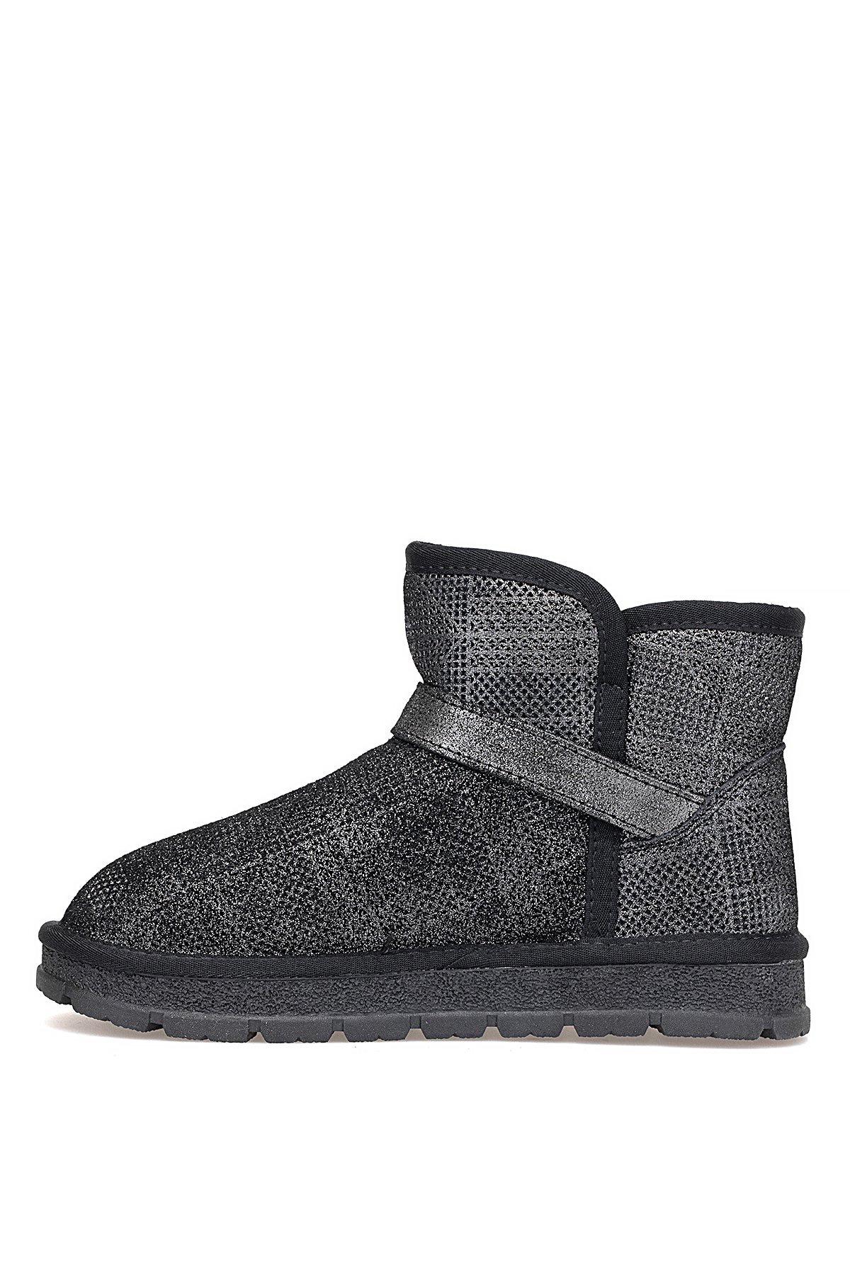 25K432 Kadın Düz Bot Siyah - Görsel 4