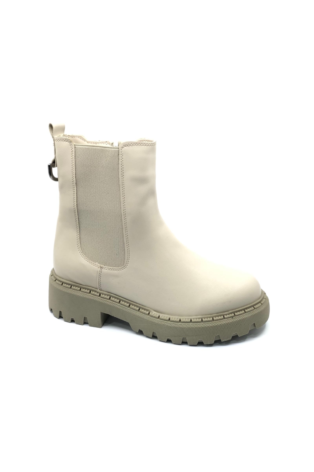 2282-1 Kaymaz Taban Düz Bot Kadın Bot - Görsel 3