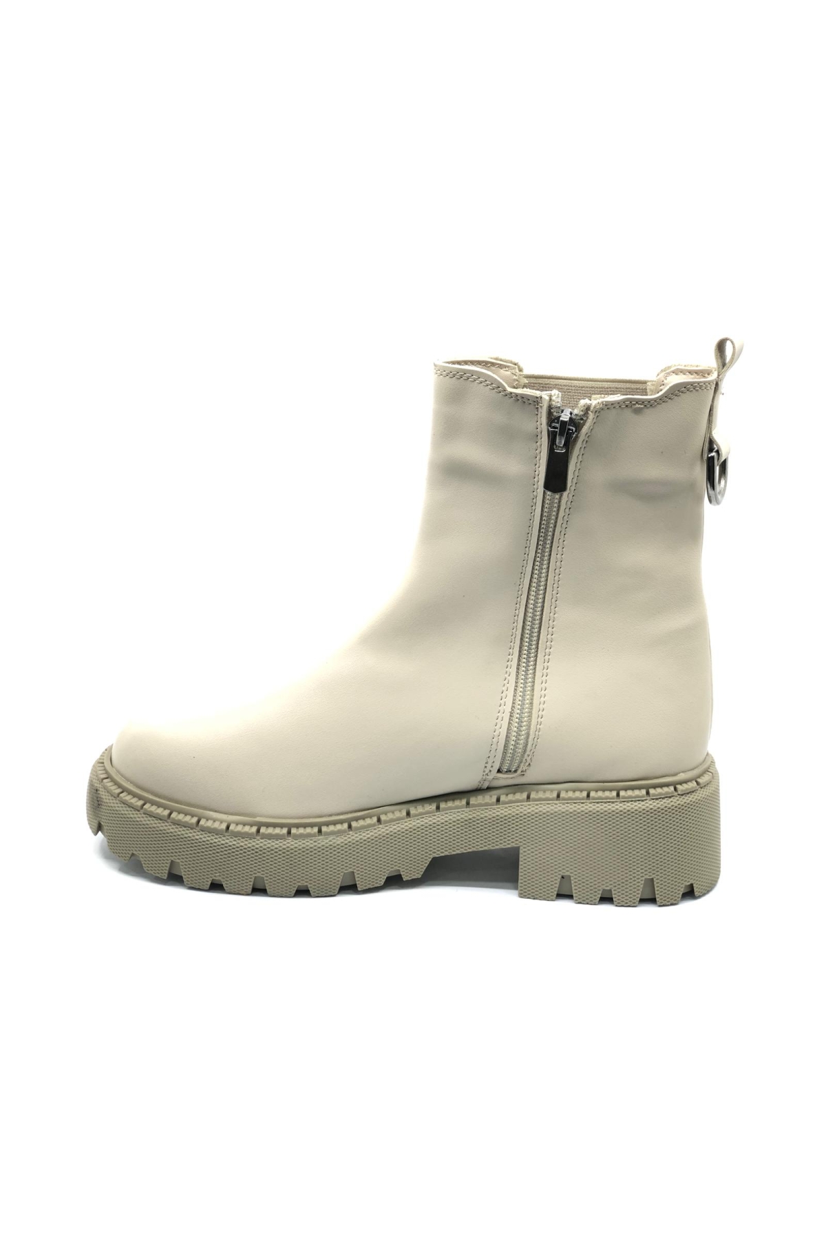 2282-1 Kaymaz Taban Düz Bot Kadın Bot - Görsel 5