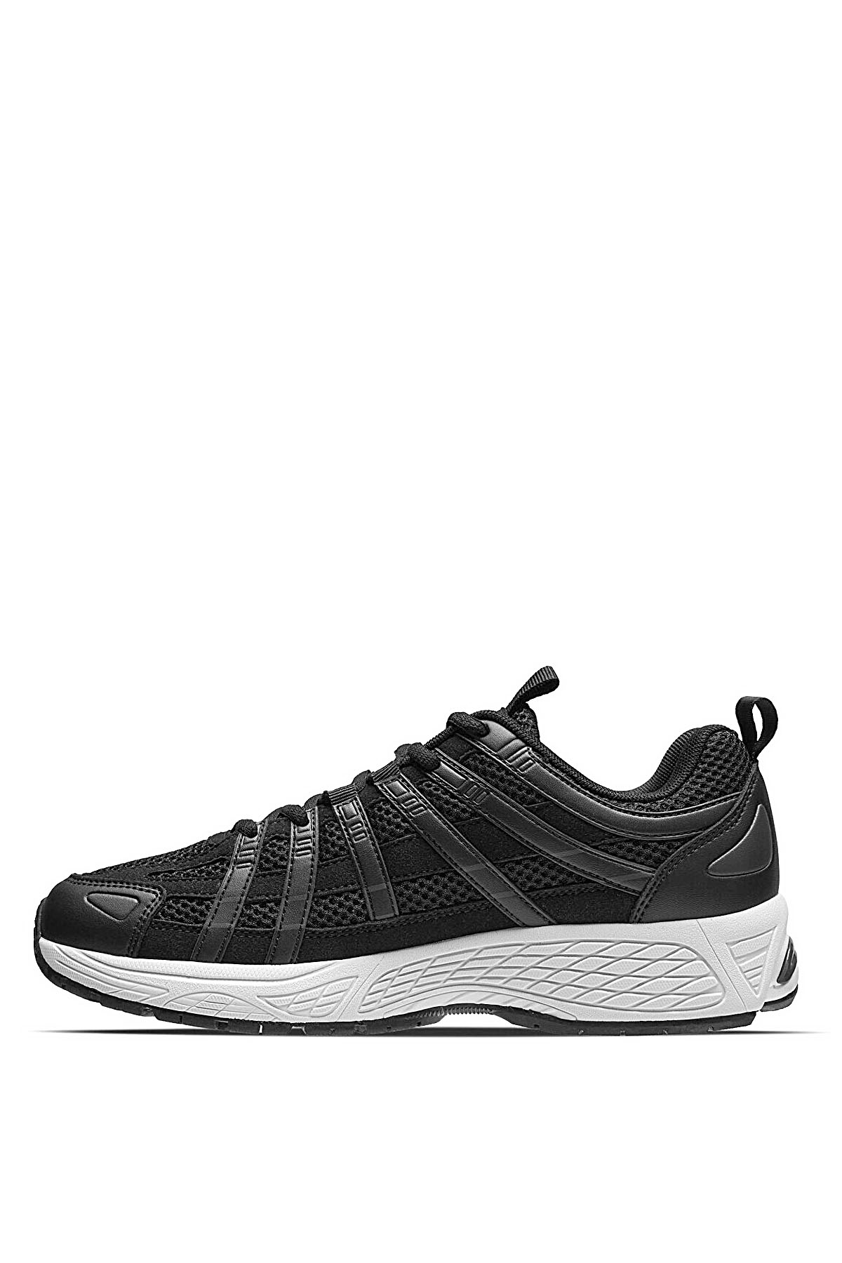 25NAU00PAERU Pace Runner Unisex Klasik Sneaker Siyah - Görsel 4