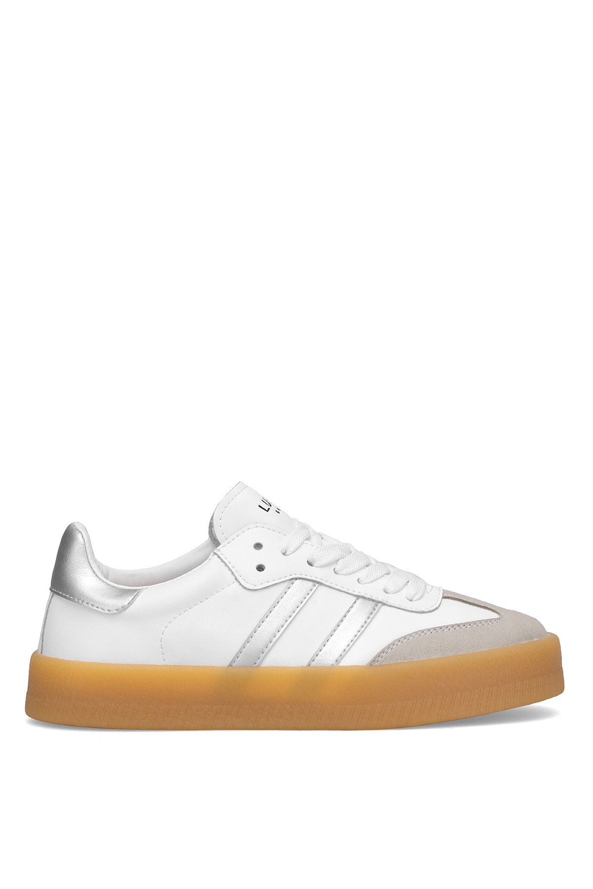 122230030 Stella 25K Kadın Hakiki Deri Klasik Sneaker Beyaz - Görsel 2