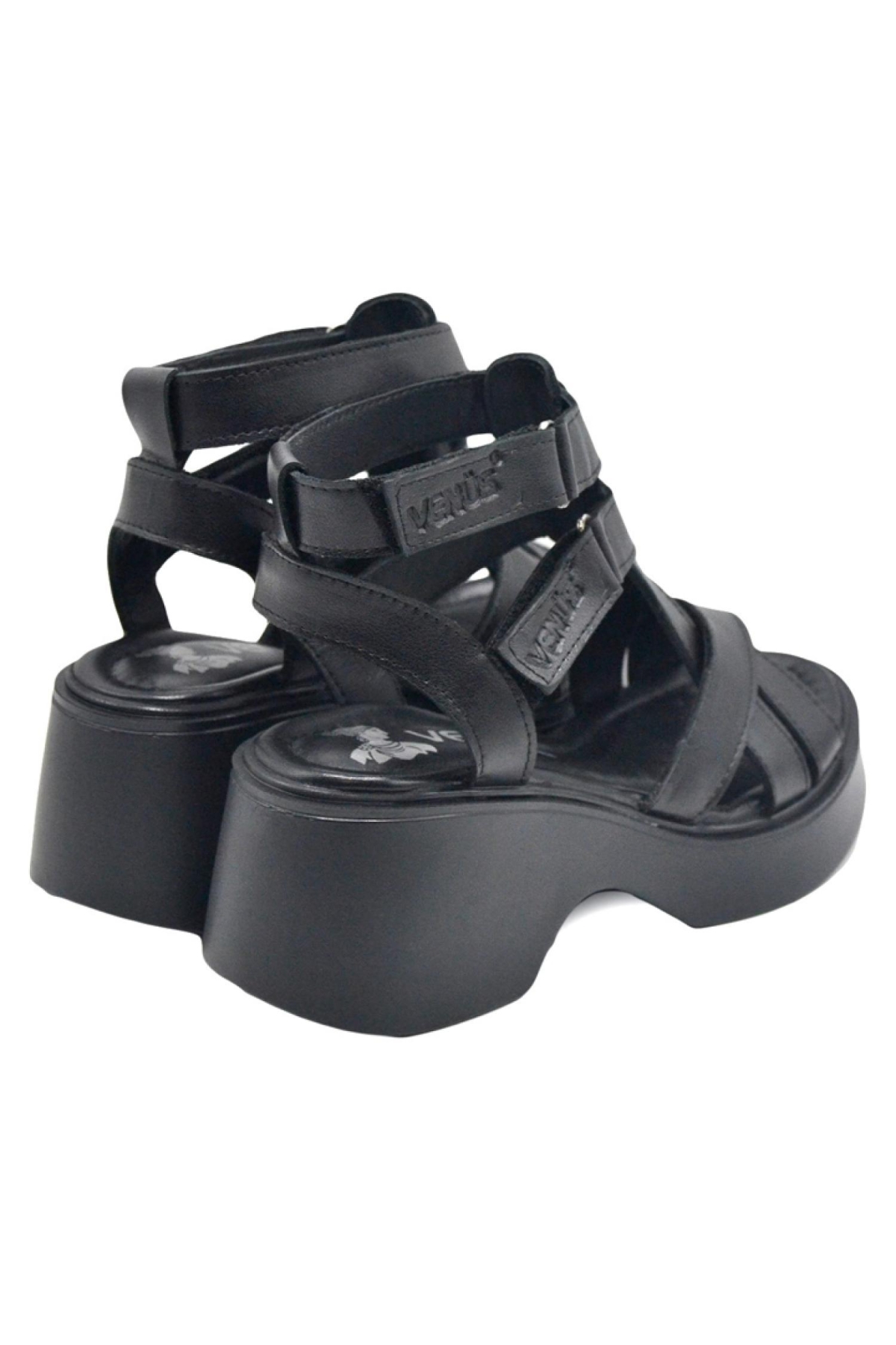 2313115Y Kadın Deri Sandalet - Görsel 3