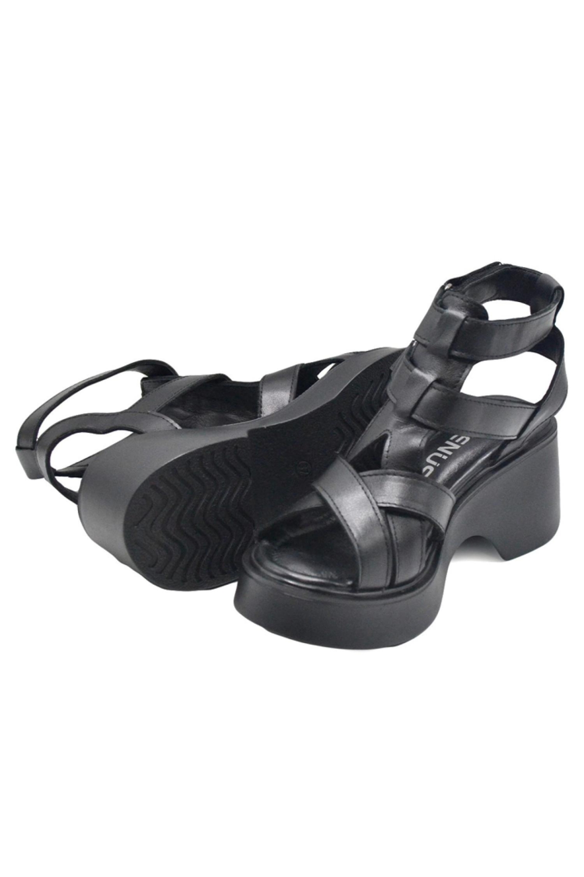 2313115Y Kadın Deri Sandalet - Görsel 5