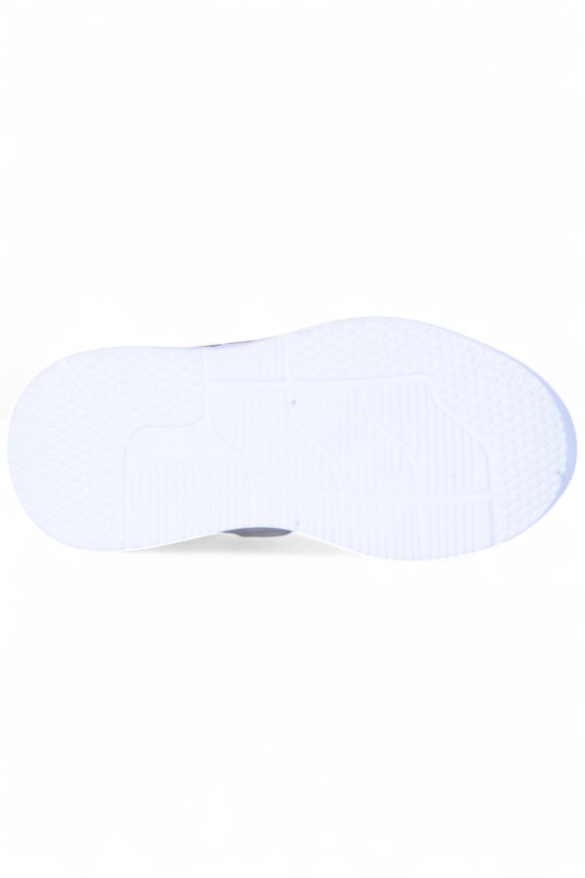 9700 Simli Gri-Lila Kız Çocuk Spor Ayakkabı - Görsel 4