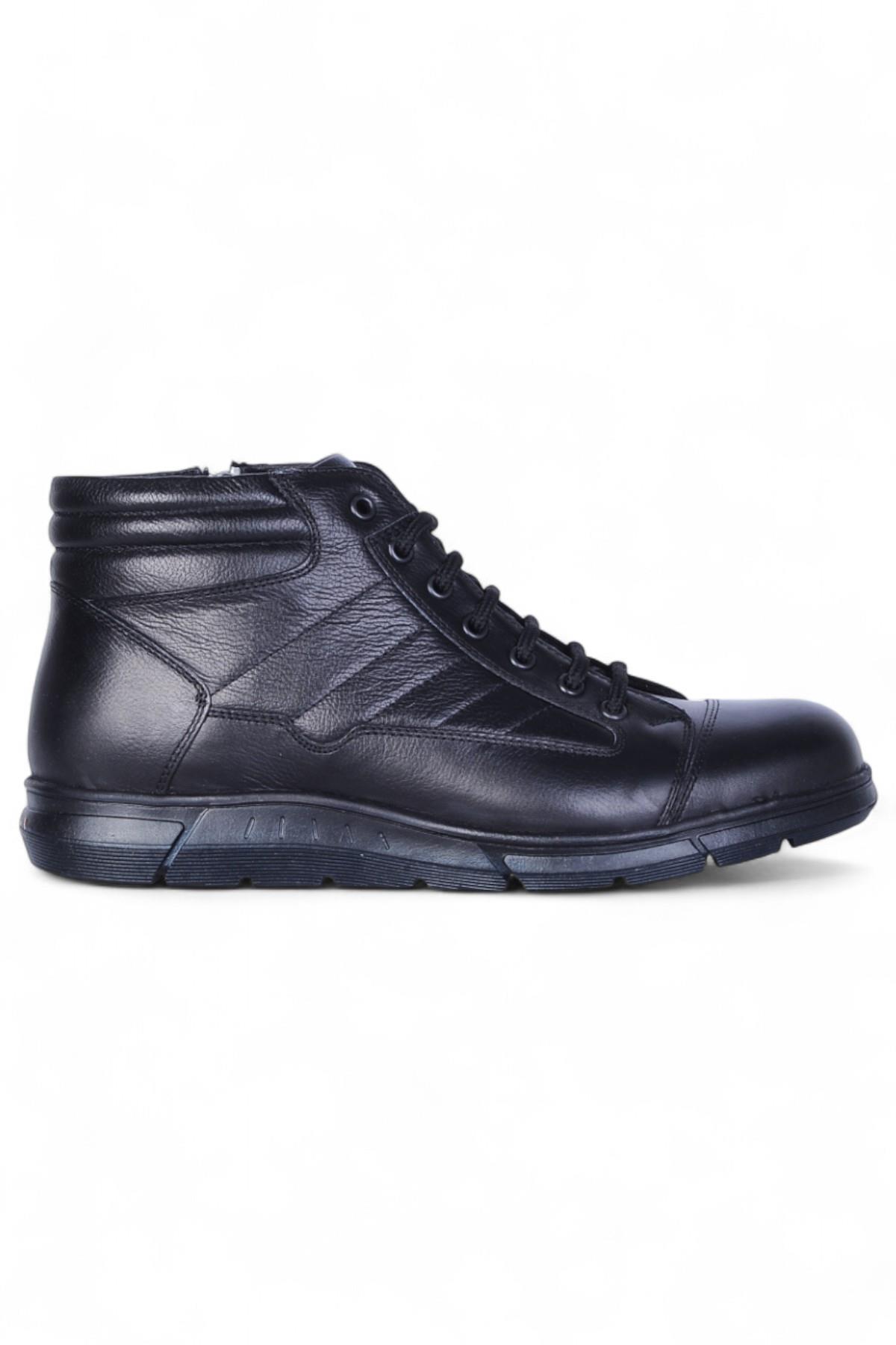 Crısso B475 Siyah Erkek Deri Bot - Görsel 2