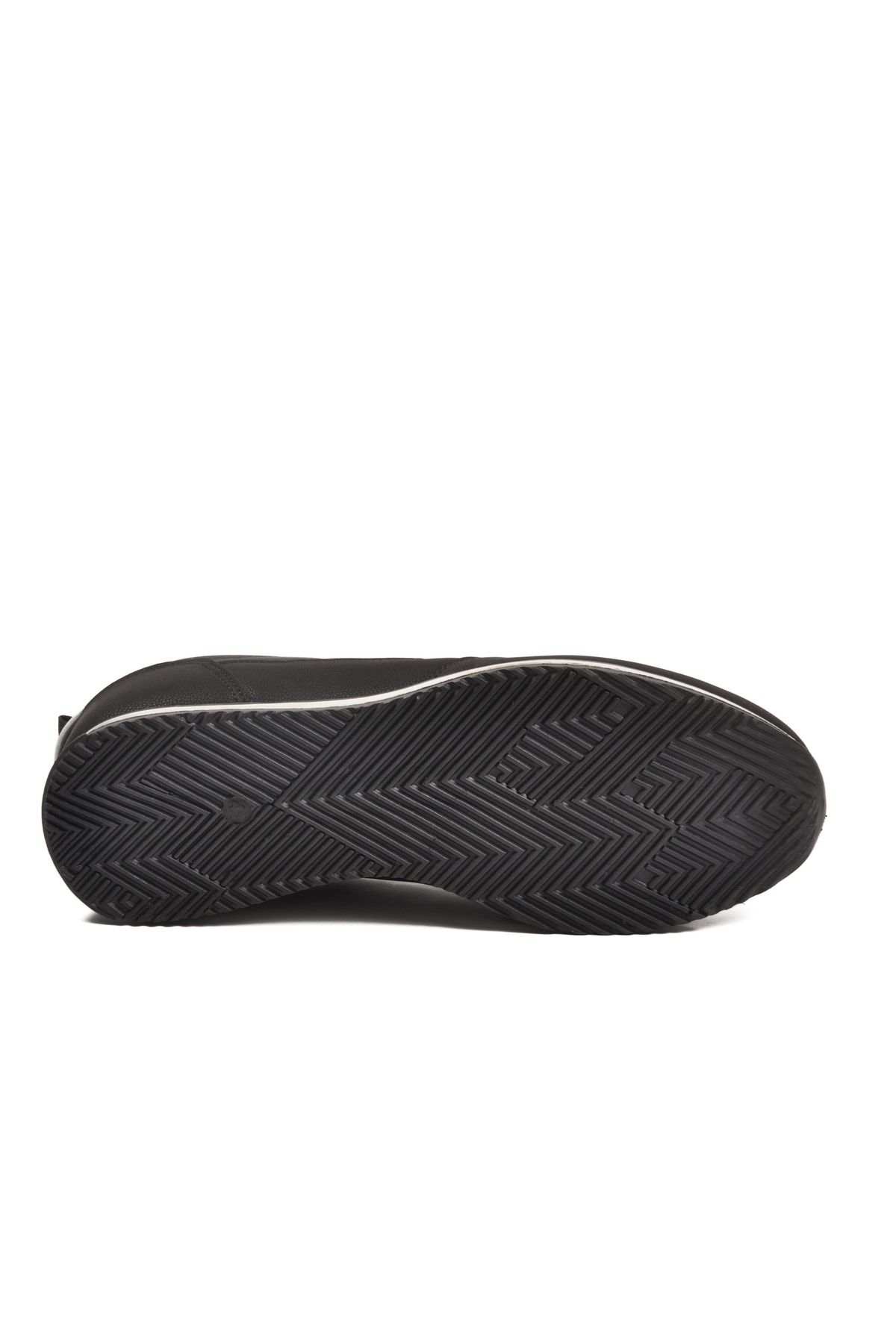 Siyah Beyaz Bağcıklı Cilt Erkek Spor Ayakkabı Offense M - Görsel 6