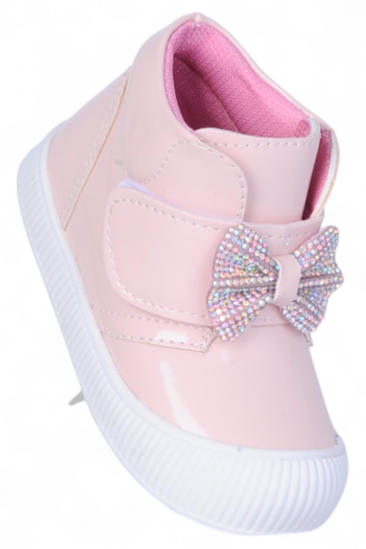 Herbebe 015 Rugan Pudra Kız Çocuk Bot - Görsel 3