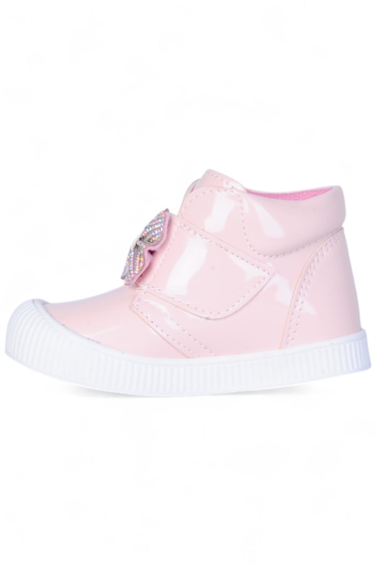 Herbebe 015 Rugan Pudra Kız Çocuk Bot - Görsel 4