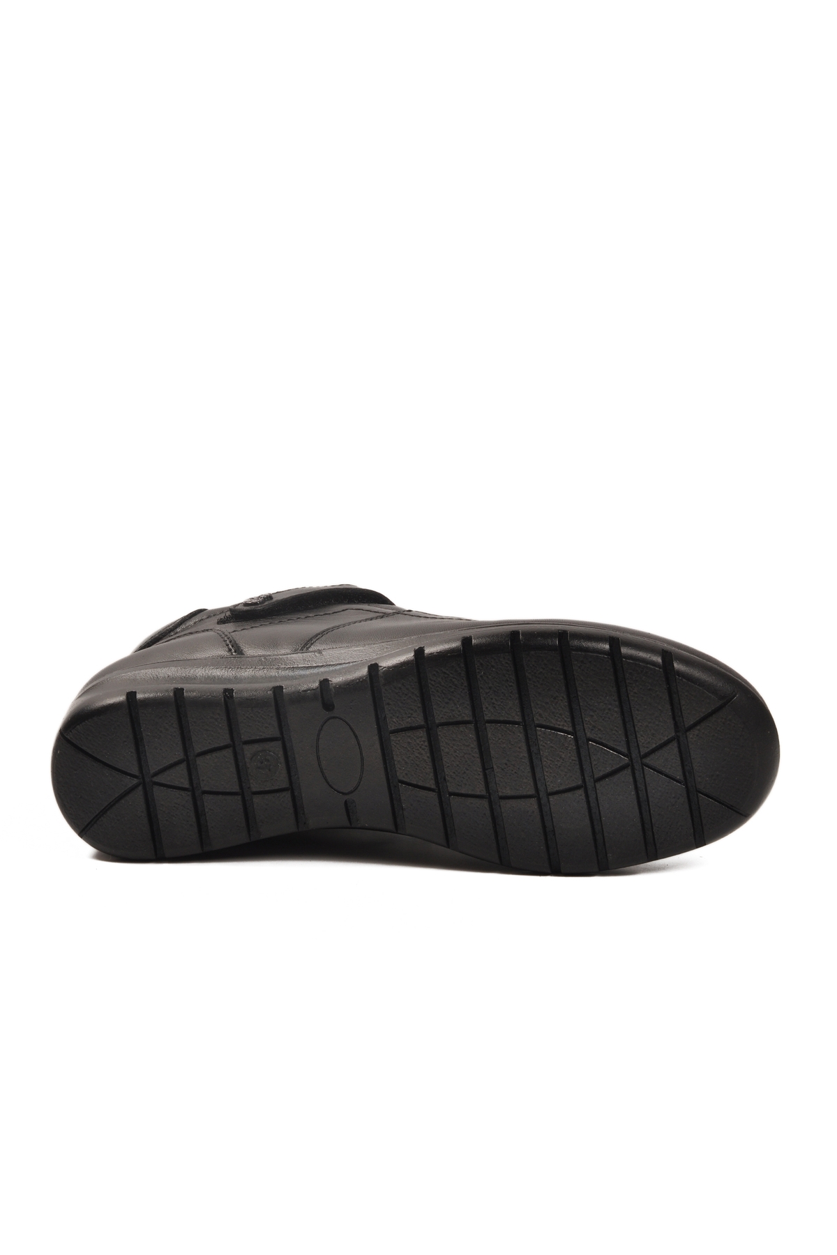 Siyah Hakiki Deri Cırtlı Anatomik Kadın Bot PLV1540 Z - Görsel 6