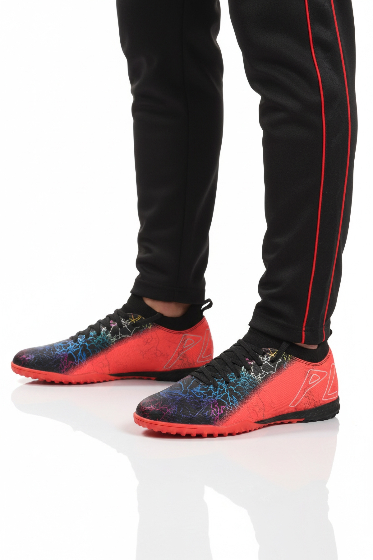 Siyah Fuşya Bilekten Sarmalı Erkek Krampon MH-252-153 M - Görsel 2