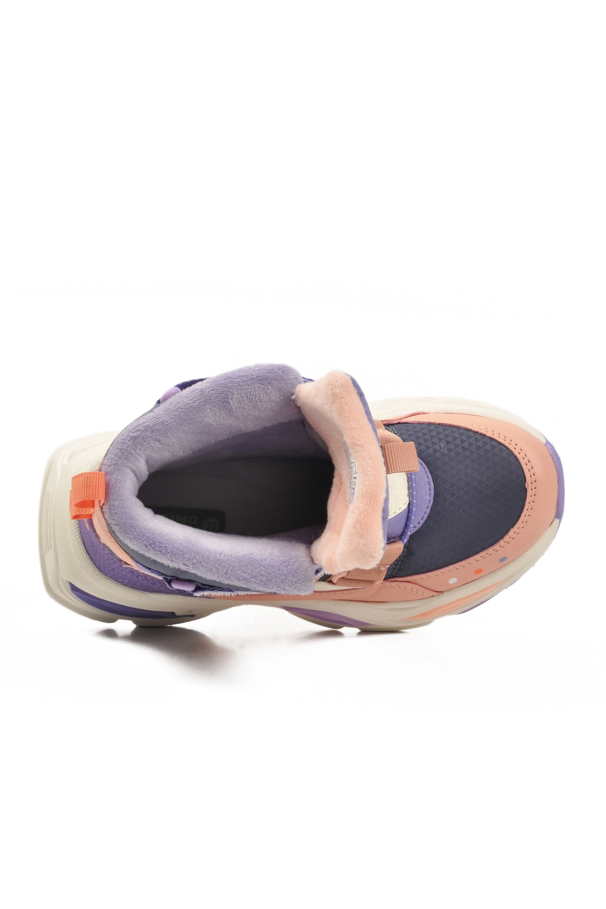 Pudra Cırtlı İçi Polarlı Soğuğa Dirençli Kaymaz Kız Çocuk Bot 2087 F - Görsel 5