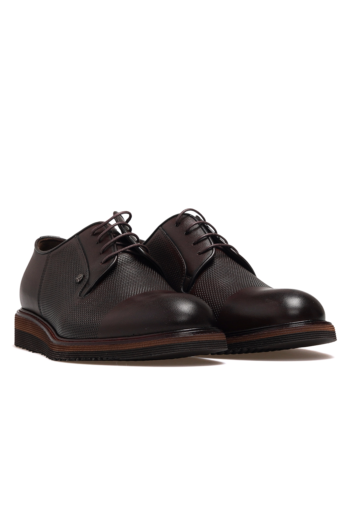 Erkek Deri Casual Günlük Ayakkabı 25k L3052 M Kahve - Görsel 6