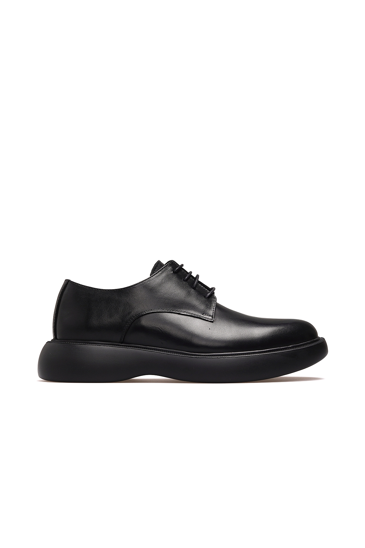 Erkek Deri Casual Günlük Ayakkabı 25k Ykö-20184 M Siyah - Görsel 2