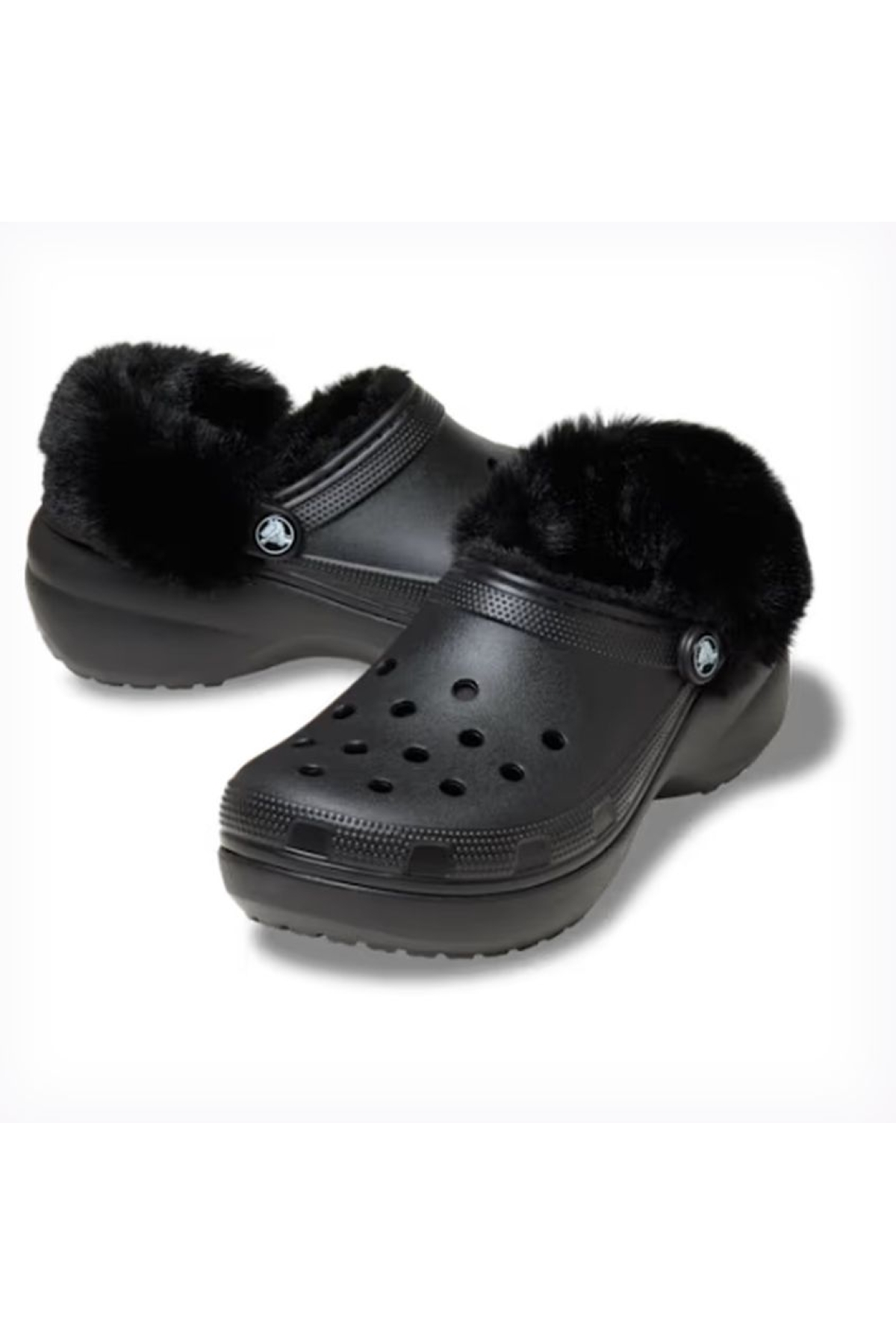 Classic Platform Fuzz Lined Clog Kadın Terlik 212854 - Görsel 3