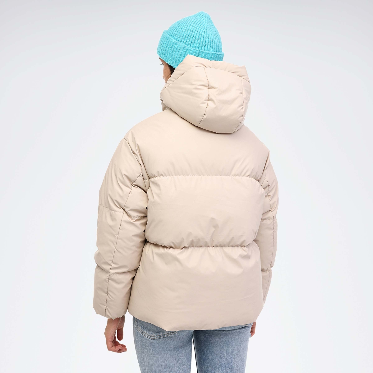 TENRA JACKET Gri Kadın Kısa Kaban