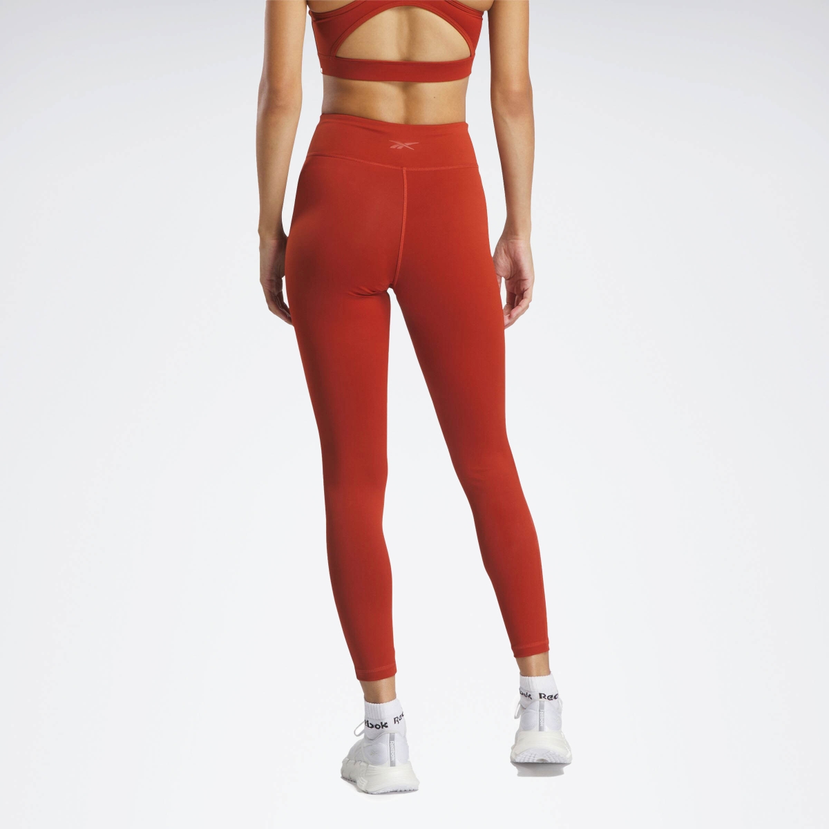 Reebok LUX HI-RISE TIGHT Kiremit Kadın Tayt