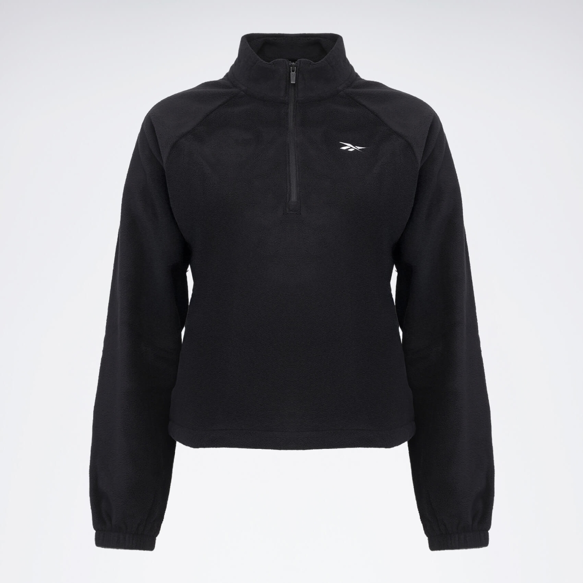 MYLA CROP 1/4 ZIP Siyah Kadın Ceket