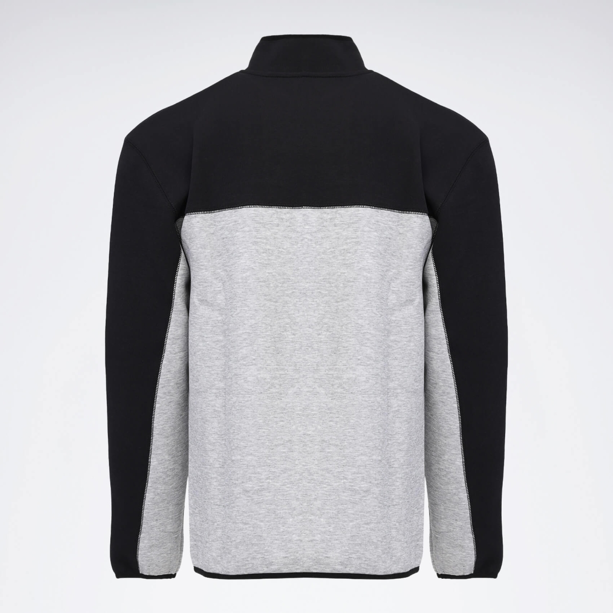HALF ZIP FLEECE TOP Gri Erkek Sweatshirt