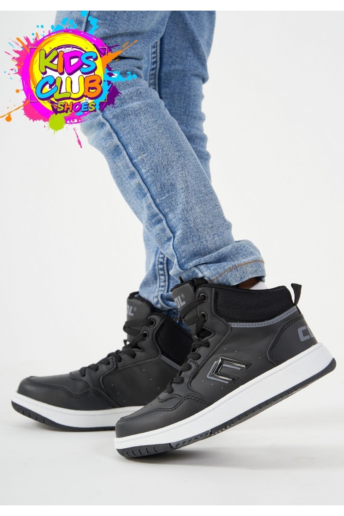 Adel Uzun Boğazlı Ortopedik Taban Unisex Çocuk Spor Ayakkabı - Görsel 3