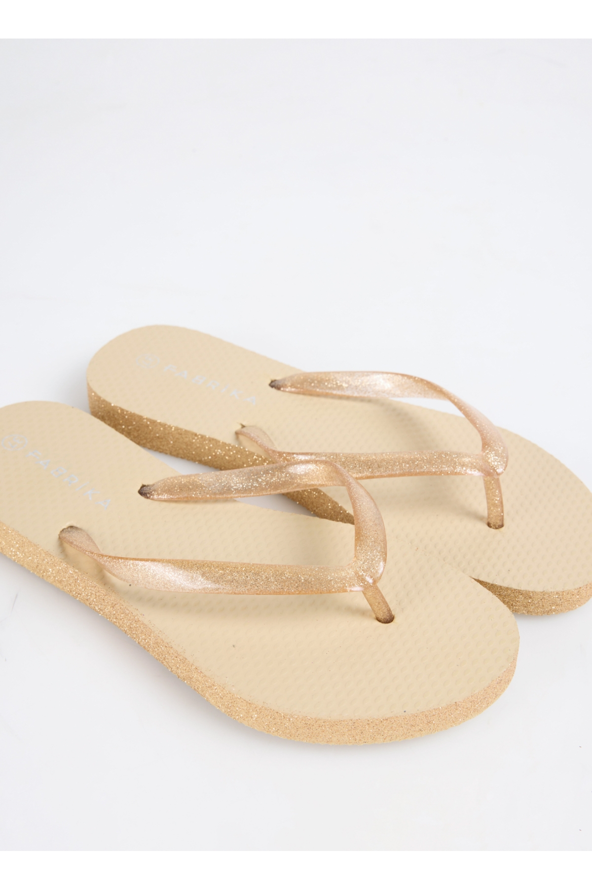 Bej Kadın Plaj Terliği OHRIO - Görsel 6