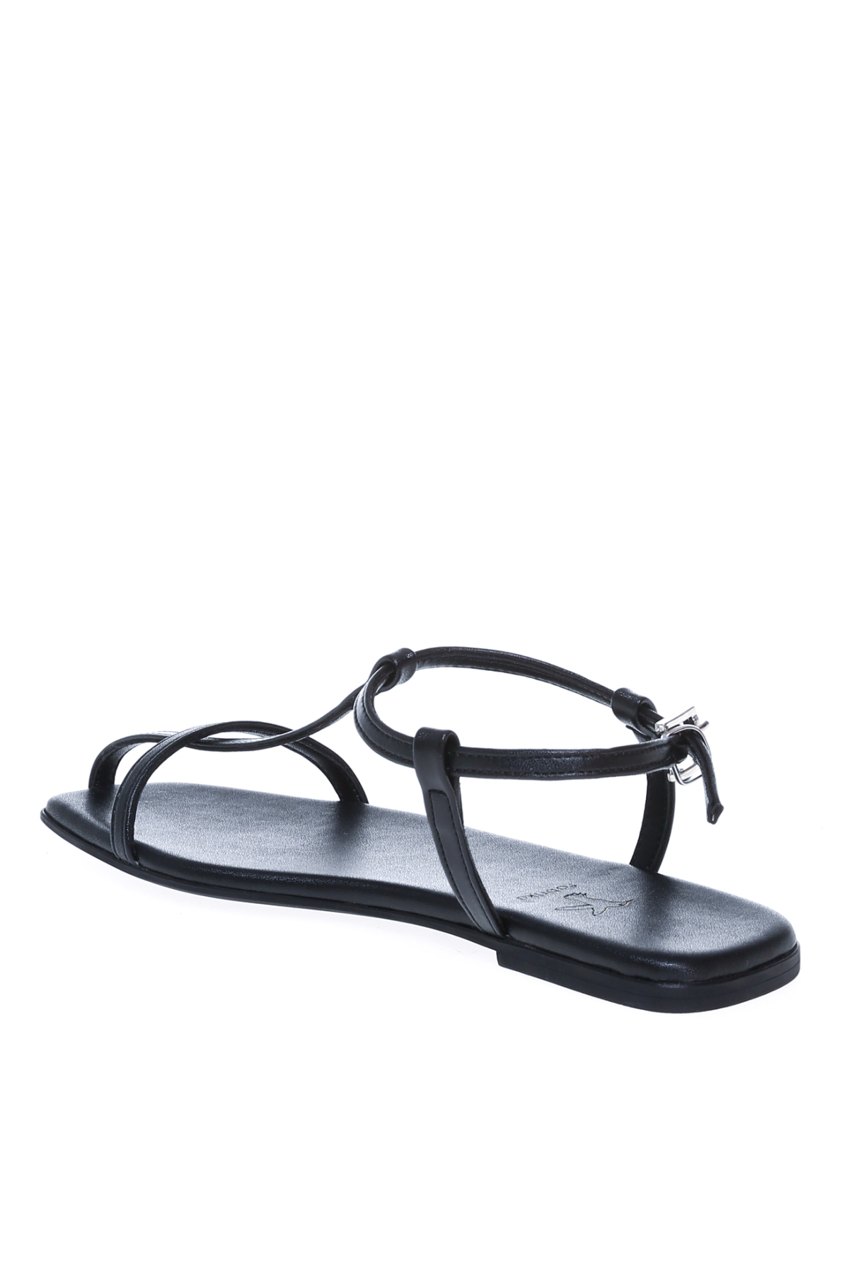 Deri Siyah Kadın Sandalet DESTINY - Görsel 3