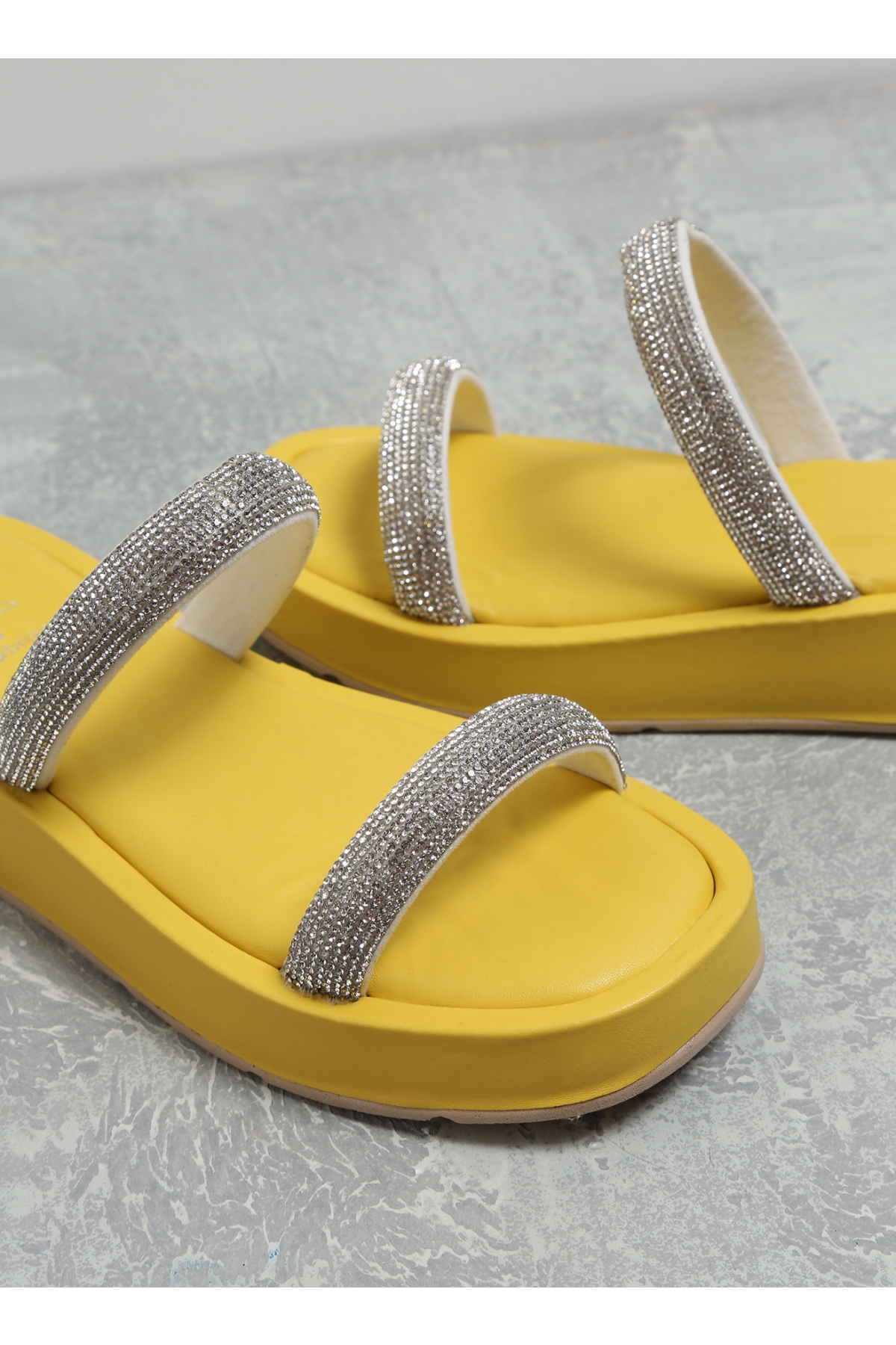 Sarı Kadın Terlik CARRON - Görsel 6