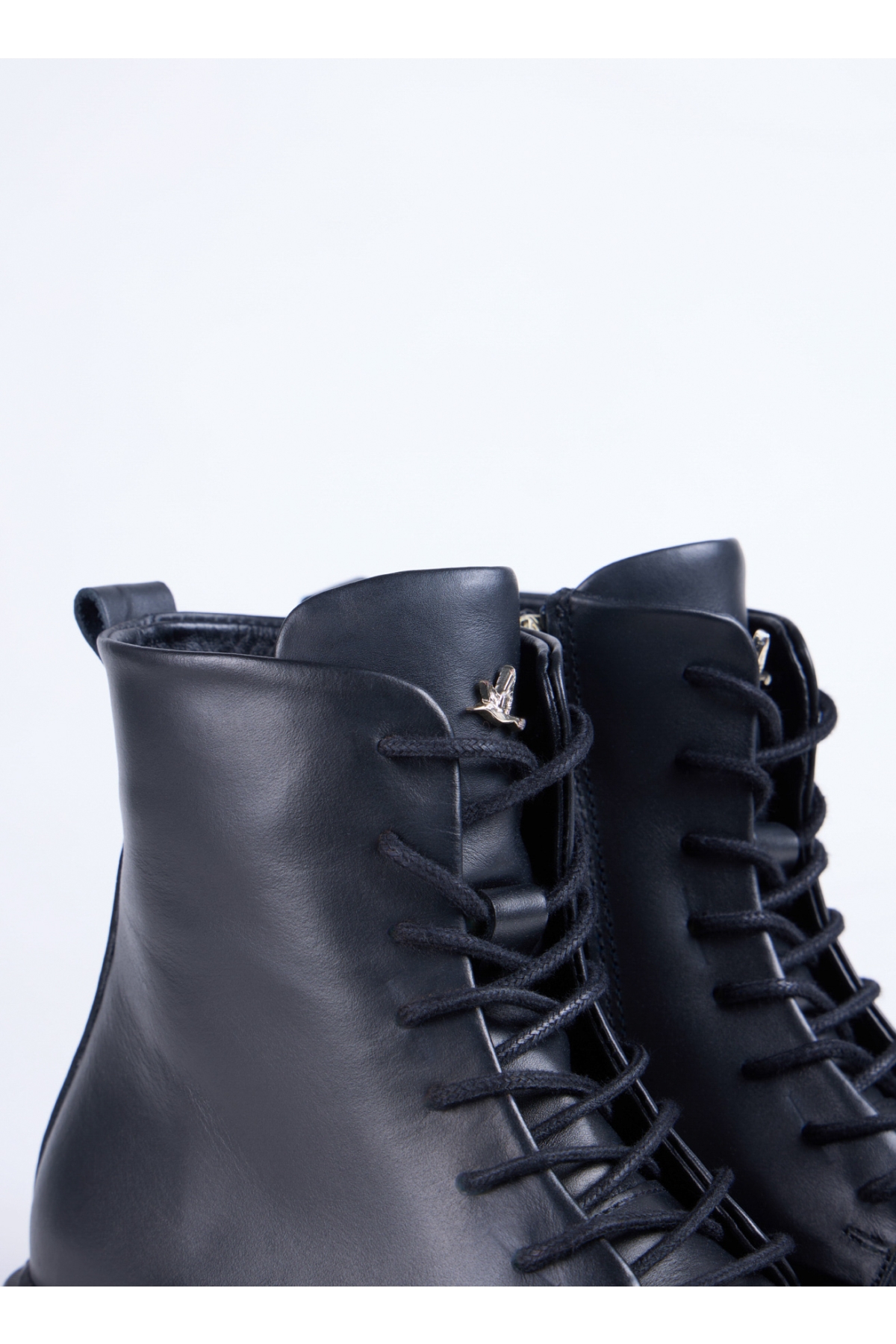 Fabrika Deri Siyah Kadın Bot D-DALY - Görsel 6