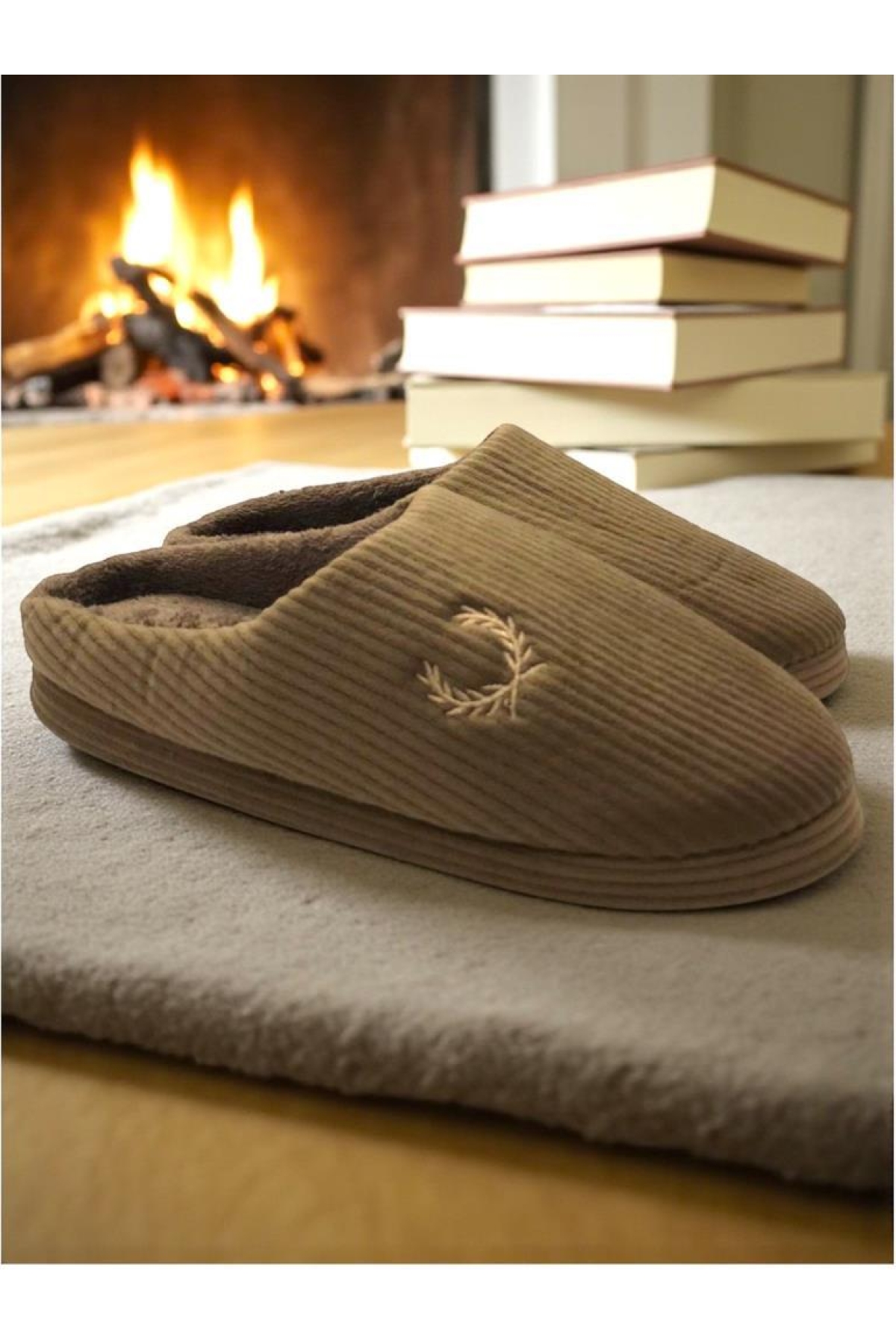 Erkek Ev Terliği Ses Yapmayan Yumuşak Rahat Taban İçi Yünlü Terlik - Görsel 4