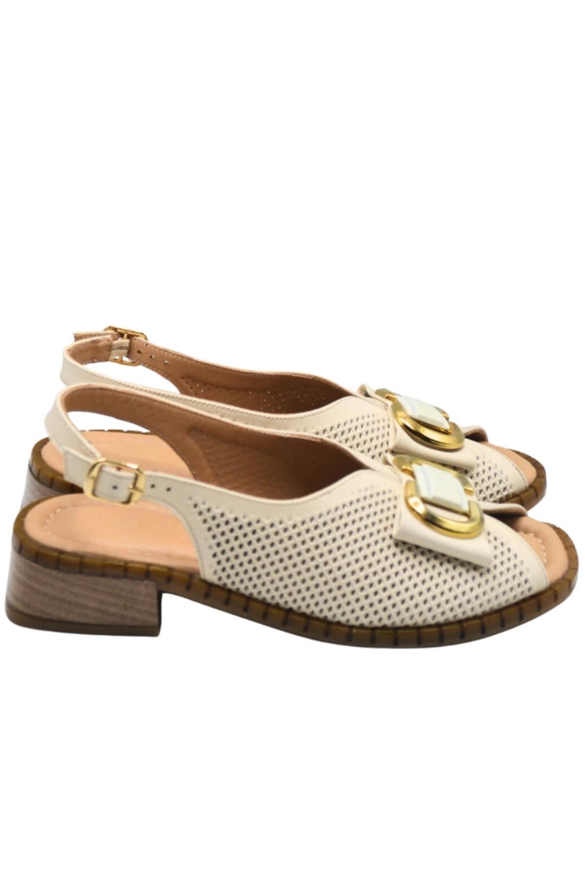 2512003Y Kadın Deri Sandalet - Görsel 2