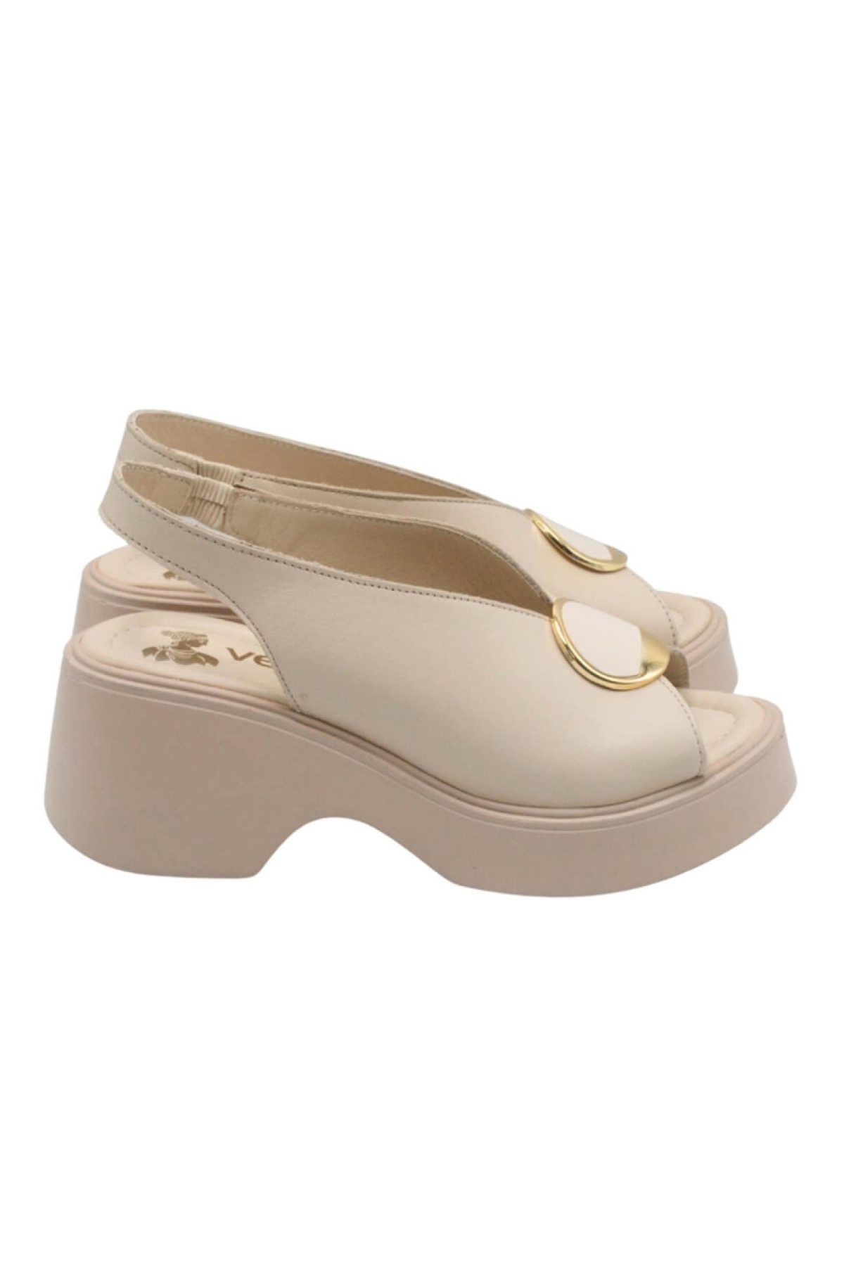 2313114Y Kadın Deri Sandalet - Görsel 2