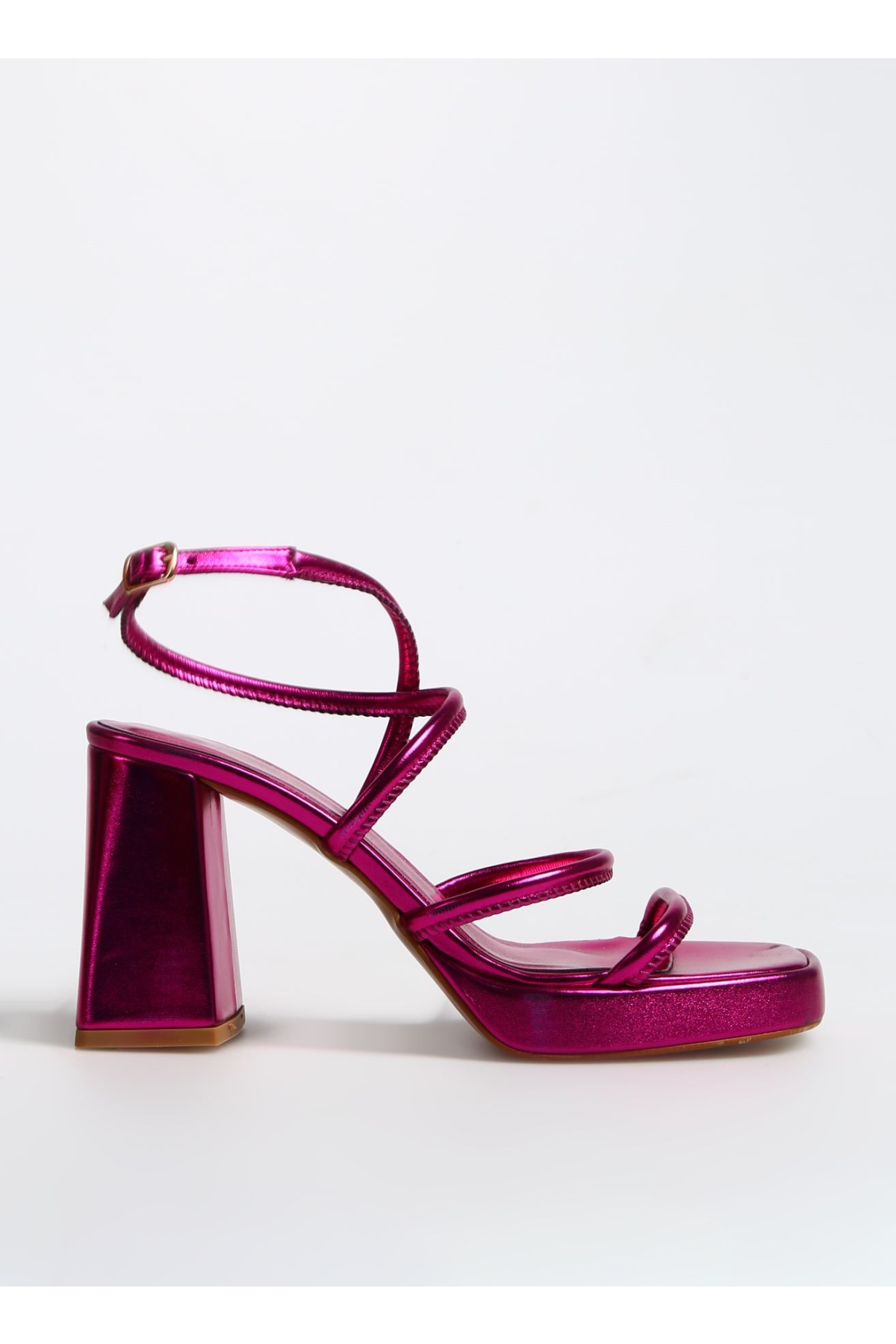Fabrika Fabrika Pembe Fuşya Kadın Topuklu Sandalet TIMON Topuklu Ayakkabı | Flo Pembe - 2. görsel