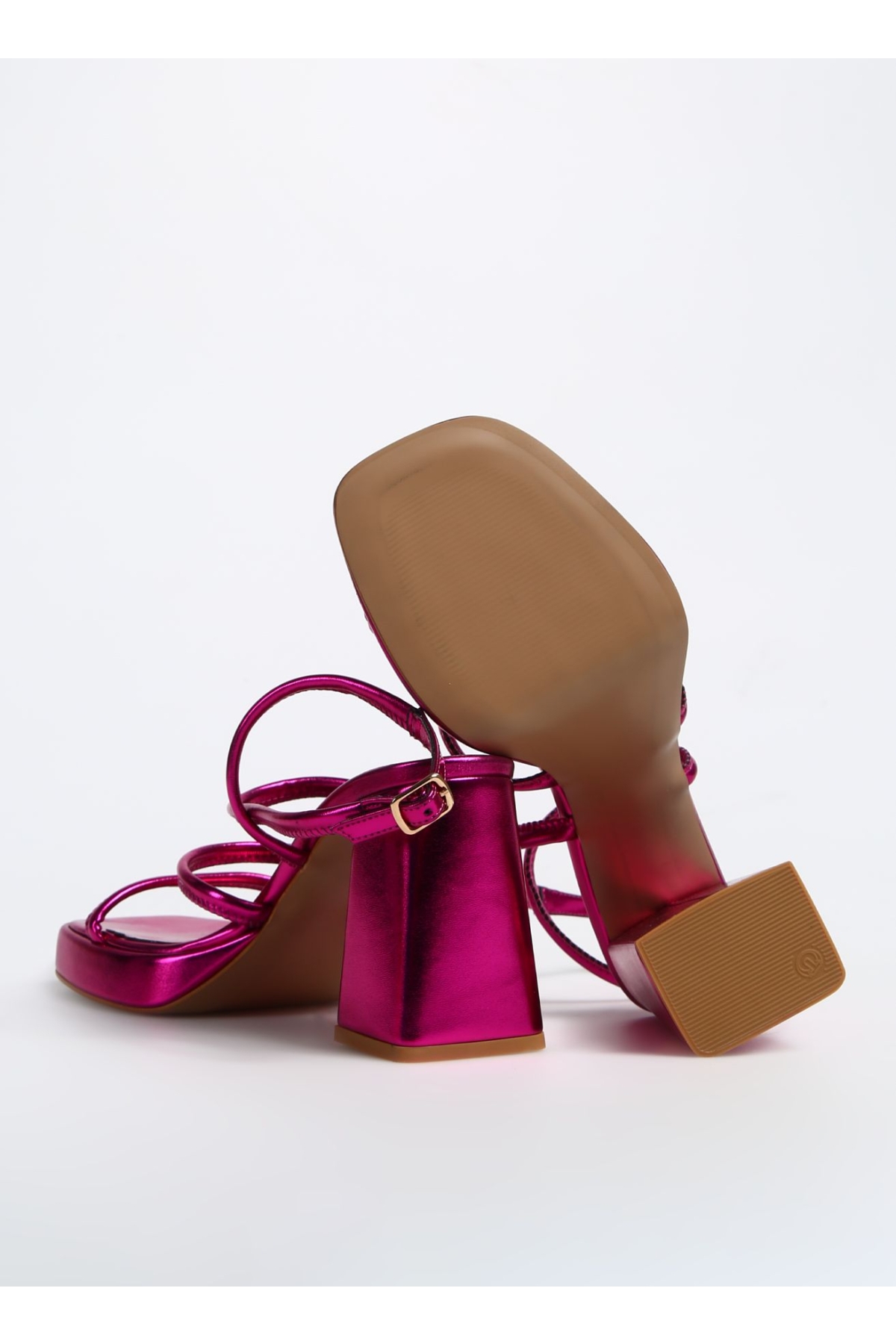Fabrika Fabrika Pembe Fuşya Kadın Topuklu Sandalet TIMON Topuklu Ayakkabı | Flo Pembe - 5. görsel