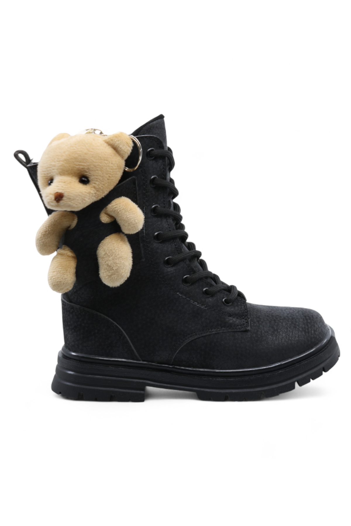 Neom Su ve Soğuk Dayanıklı Ortopedik Kaymaz Taban Ayıcık Aksesuarlı Fermuarlı Kışlık Çocuk Bot - Görsel 2