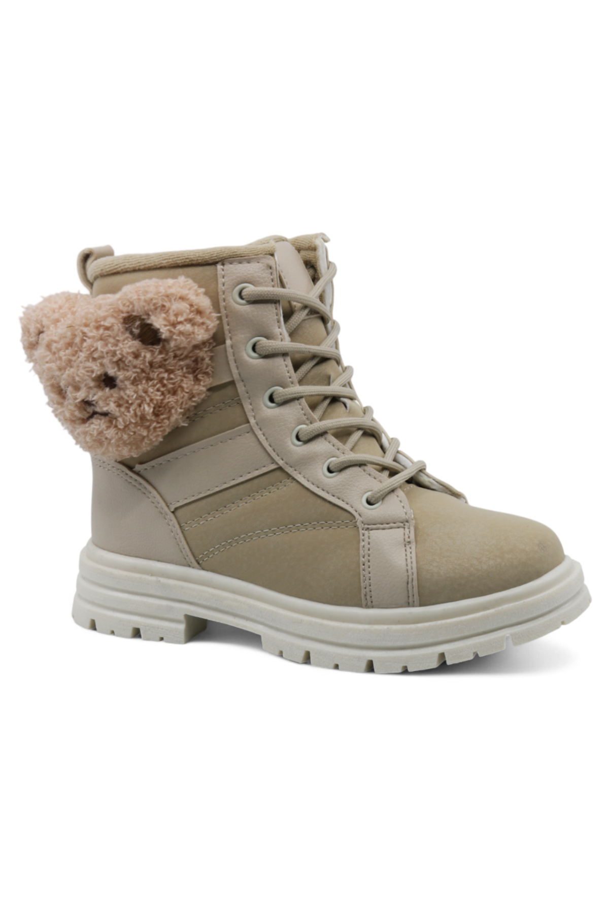 Trave Su ve Soğuk Dayanıklı Ortopedik Kaymaz Taban Köpek Aksesuarlı Fermuarlı Kışlık Çocuk Bot - Görsel 2